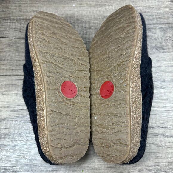 Haflinger~Women’s~Lacey  Black Boiled Wool  Slip On Clogs~EU 36/US 5-5.5 - Picture 8 of 10